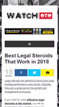 Mobile Screenshot of buylegalsteroids.net